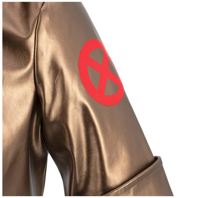 Wenam Women Hero Cosplay Jacket High Waist PU Leather Coat 13