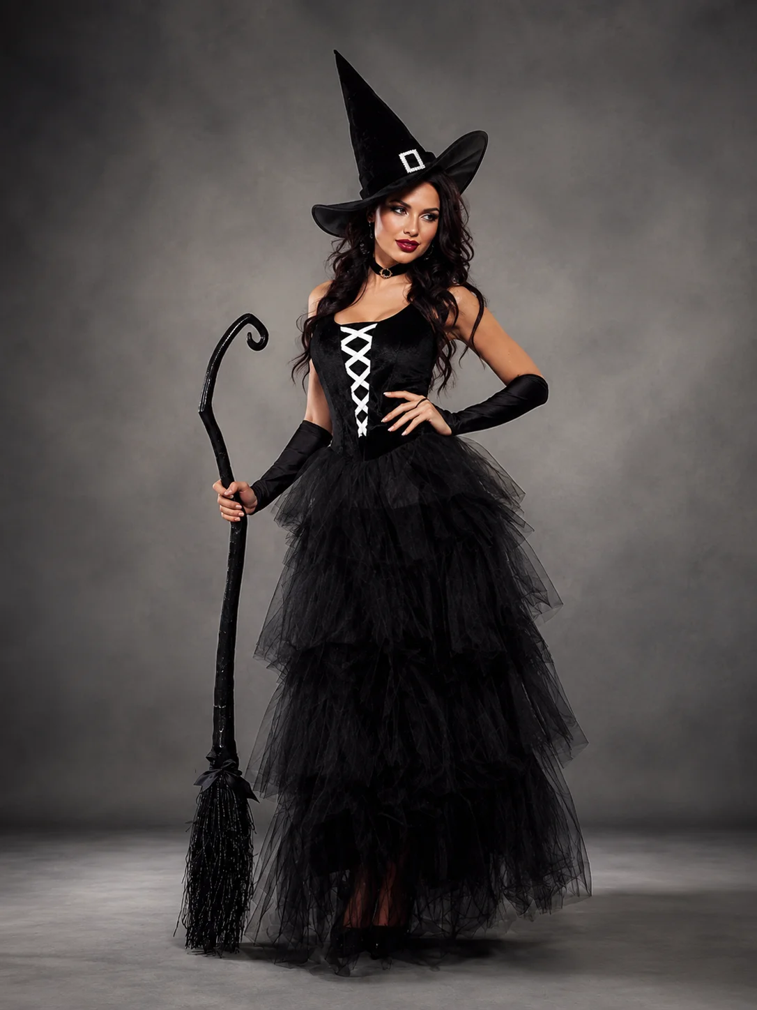 Halloween Cosplay Witch Dress Outfit for Women Sleeveless 6 | PricZone Halloween Cosplay Witch Dress Outfit for Women Sleeveless 6 | PricZone