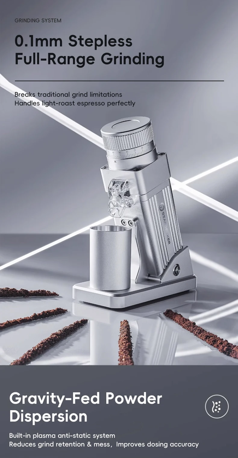 Starseeker E55Pro Electric Coffee Grinder 55Mm Espresso 16