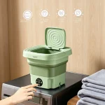 7L Small Foldable Washing Machine with Spin Dryer for Socks 4 | PricZone