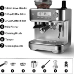 Tacleekii Espresso Machine 15 Bar Stainless Steel Maker 7 | PricZone Tacleekii Espresso Machine 15 Bar Stainless Steel Maker 7 | PricZone