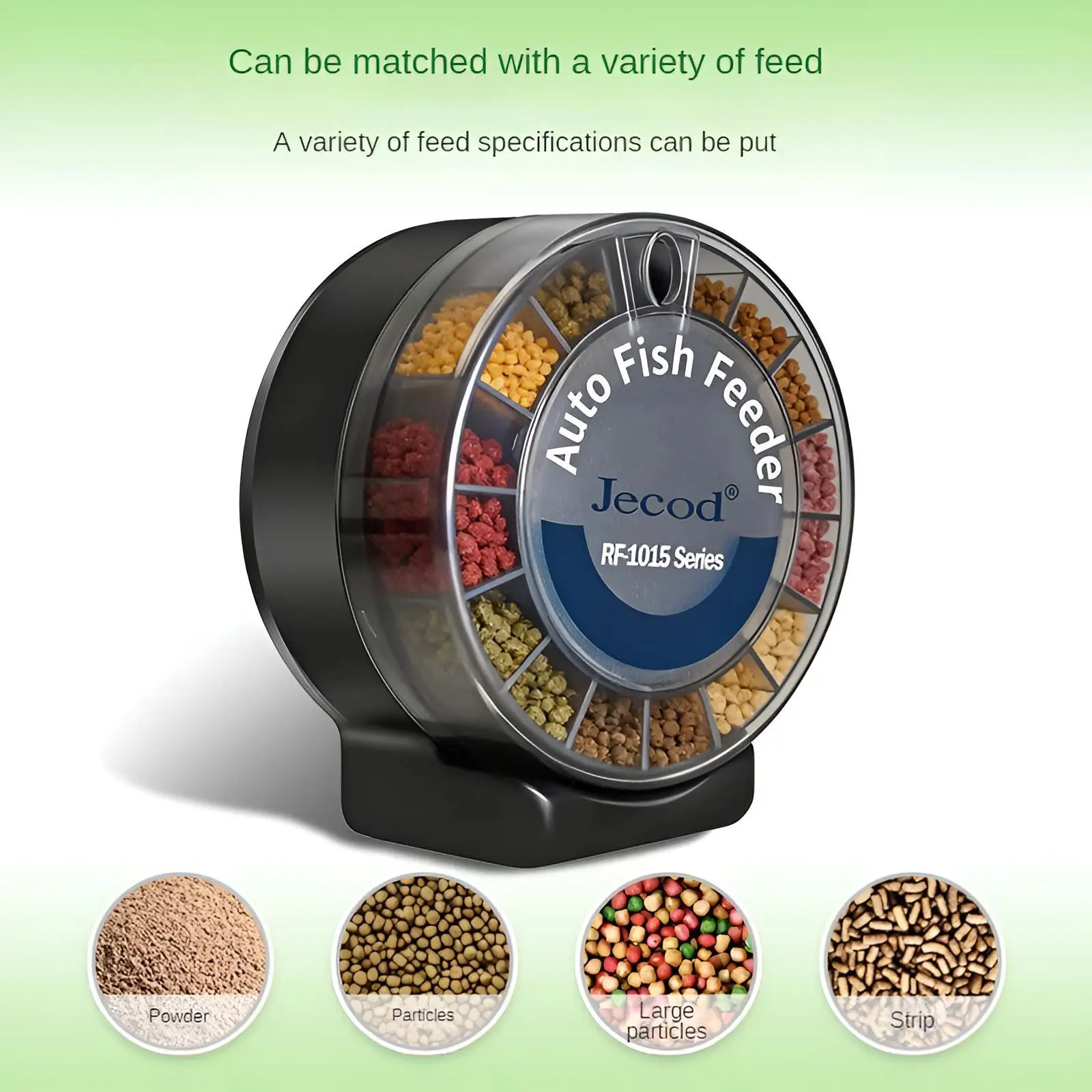 Automatic Fish Feeder|Dual MoistureProof Bins|100Ml 2 | PricZone Automatic Fish Feeder|Dual Moisture Proof Bins|100Ml 2 | PricZone