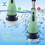 Electric Spin Scrubber Rechargeable Cordless with 39 Brushes 8 | PricZone