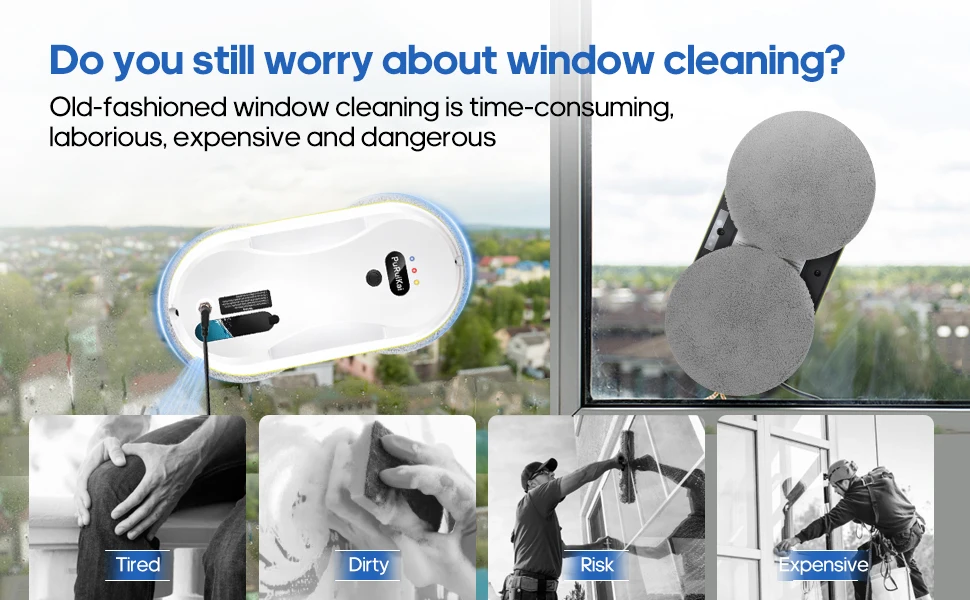 Household Window Automatic Water Spray Cleaning Robot 14