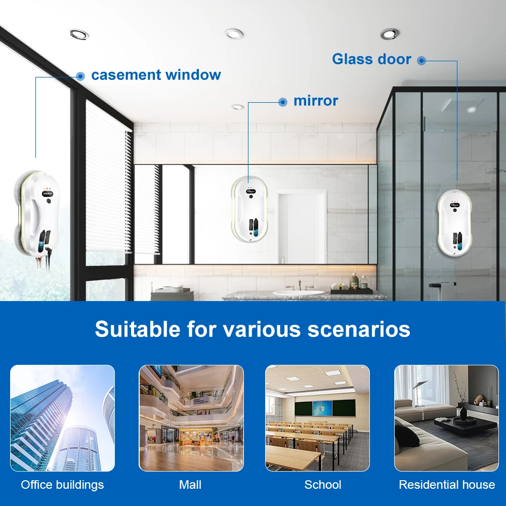 Household Window Automatic Water Spray Cleaning Robot 2 | PricZone Household Window Automatic Water Spray Cleaning Robot 2 | PricZone