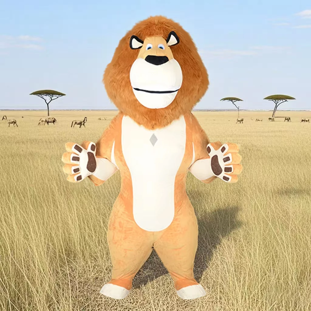 US Stock Inflatable Polar Bear Costume Mascot 22