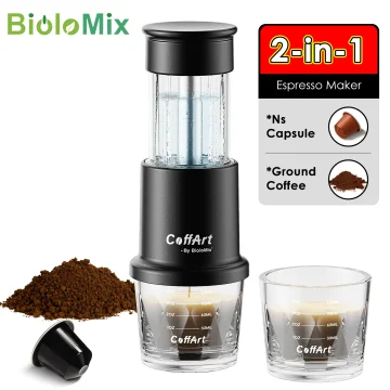 Biolomix 2 In 1 Manual Espresso Coffee Machine Hot/Cold 1