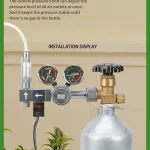 Aquarium Co2 Regulator Pressure Reducing Valve Bubble Meter 5 | PricZone