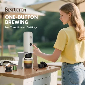 3-In-1 Electric Semi-Automatic Espresso Machine Type-C 2