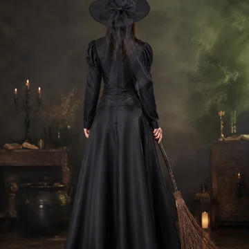 Family Matching Witch Costume for Women Girls Classic Long 2