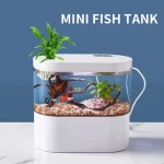 Fish Tank with Oxygen Pump Filtration Acrylic Material LED 1 | PricZone