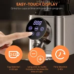 Biolomix Electric Conical Burr Coffee Grinder Adjustable 48 5 | PricZone Biolomix Electric Conical Burr Coffee Grinder Adjustable 48 5 | PricZone