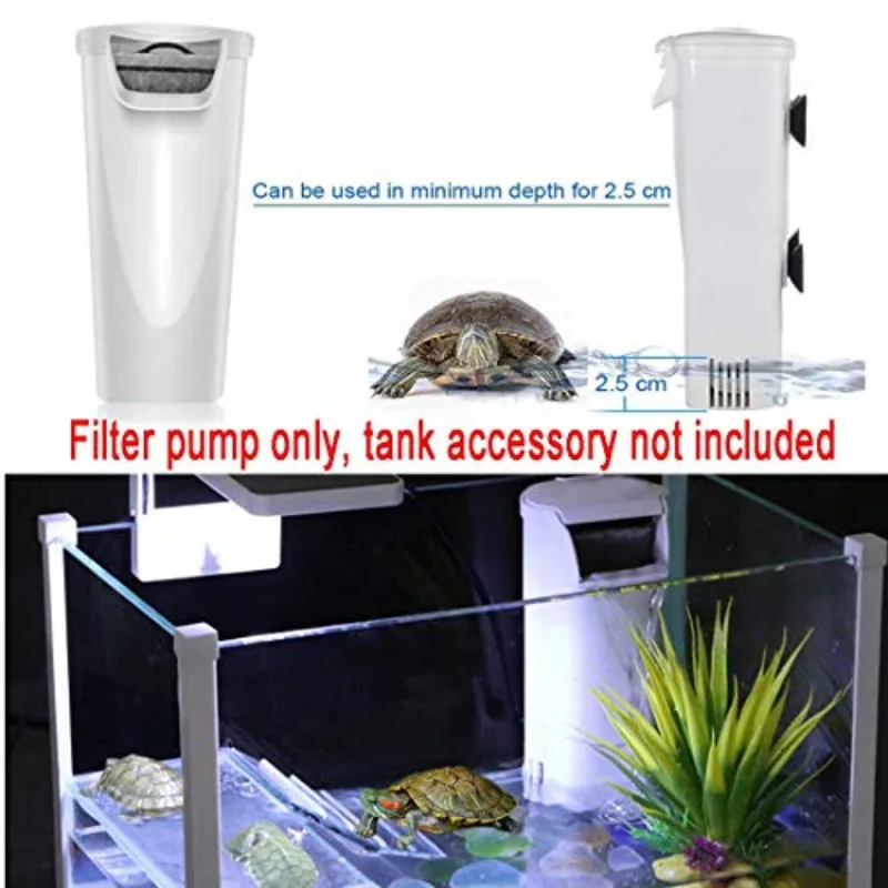 Aquarium Turtle Tank Filter Low Water Level Shallow Small 5 | PricZone Aquarium Turtle Tank Filter Low Water Level Shallow Small 5 | PricZone