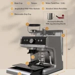 20 Bar Espresso Coffee Machine 1450W Semi Automatic Maker 3 | PricZone