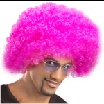 Colorful Rainbow Synthetic Curly Afro Fluffy Wig Cosplay 4 | PricZone Colorful Rainbow Synthetic Curly Afro Fluffy Wig Cosplay 4 | PricZone