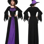 Women Classic Witch Costume Set Long Sleeve FloorLength 1 | PricZone Women Classic Witch Costume Set Long Sleeve FloorLength 1 | PricZone