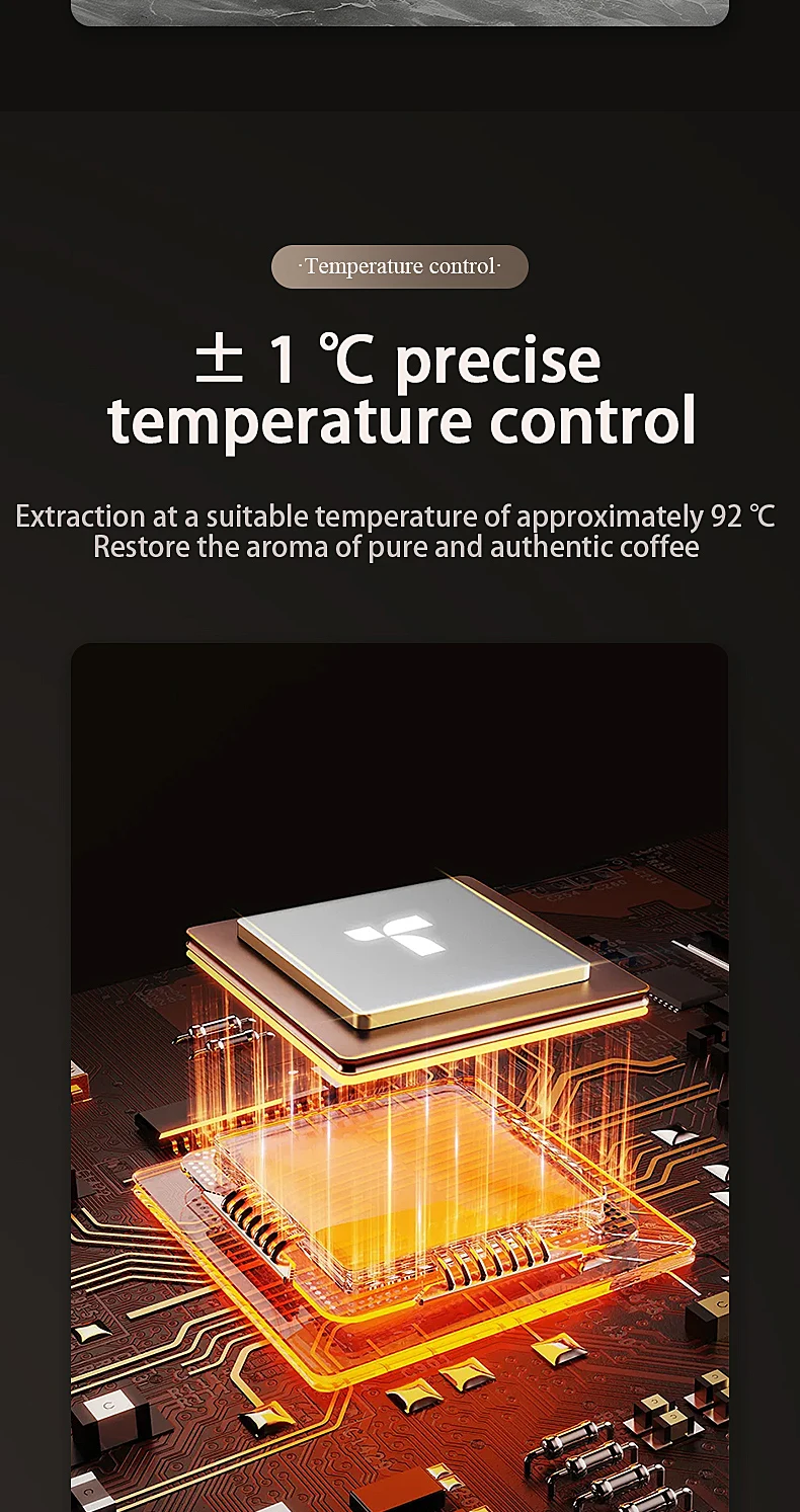 20 Bar Pressure Espresso Coffee Machine 20S Fast Heat Auto 21
