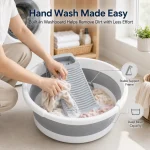 Large Collapsible Washboard Basin for Hand Washing Clothes 2 | PricZone