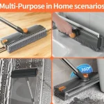 Floor Scrub Brush with Long Handle 3 In 1 Scrape 5 | PricZone