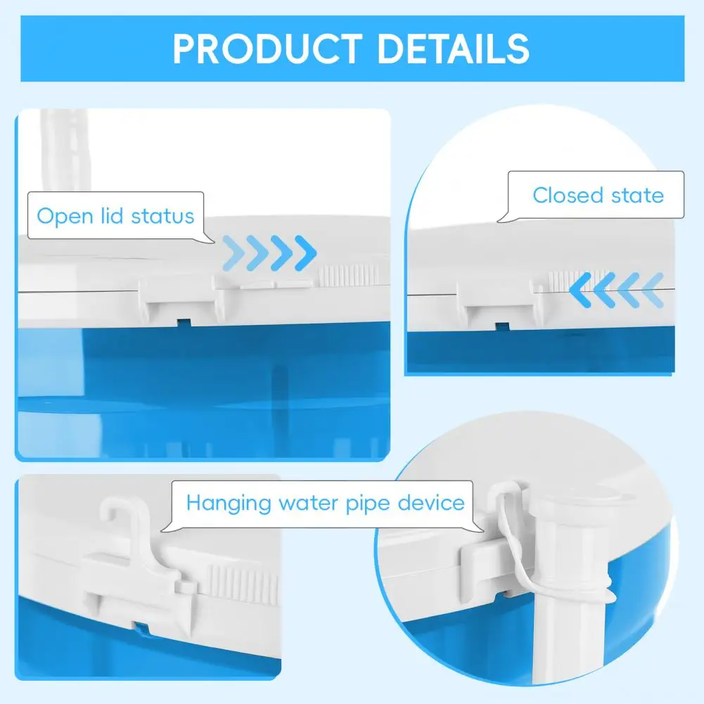 Hand-Crank Washer Spin Dryer 2-In-1 Manual Laundry Basket 23