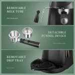 35Bar Espresso Coffee Maker Compact Machine with Milk 6 | PricZone 35Bar Espresso Coffee Maker Compact Machine with Milk 6 | PricZone