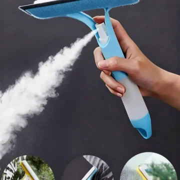 3-In-1 Glass Squeegee with Spray Bottle Multifunctional 2