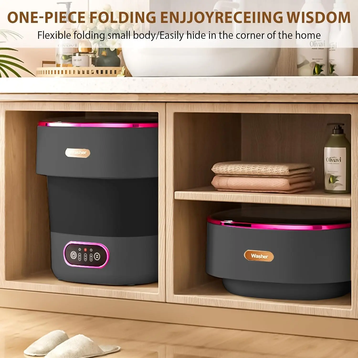13L Washer with 3 Cleaning Modes Foldable Washing Machine 2 | PricZone 13L Washer with 3 Cleaning Modes Foldable Washing Machine 2 | PricZone