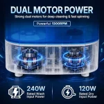 Small Washing Machine 99Lb Compact Washer Twin Tub Laundry 3 | PricZone