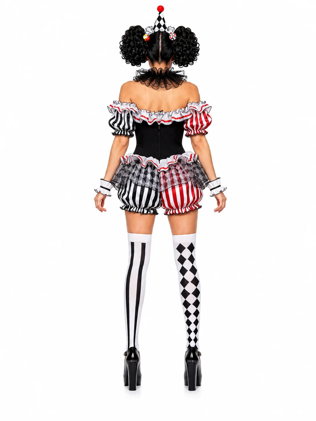 Womens Halloween Evil Clown Costume Sexy Circus Cosplay 2 | PricZone Womens Halloween Evil Clown Costume Sexy Circus Cosplay 2 | PricZone