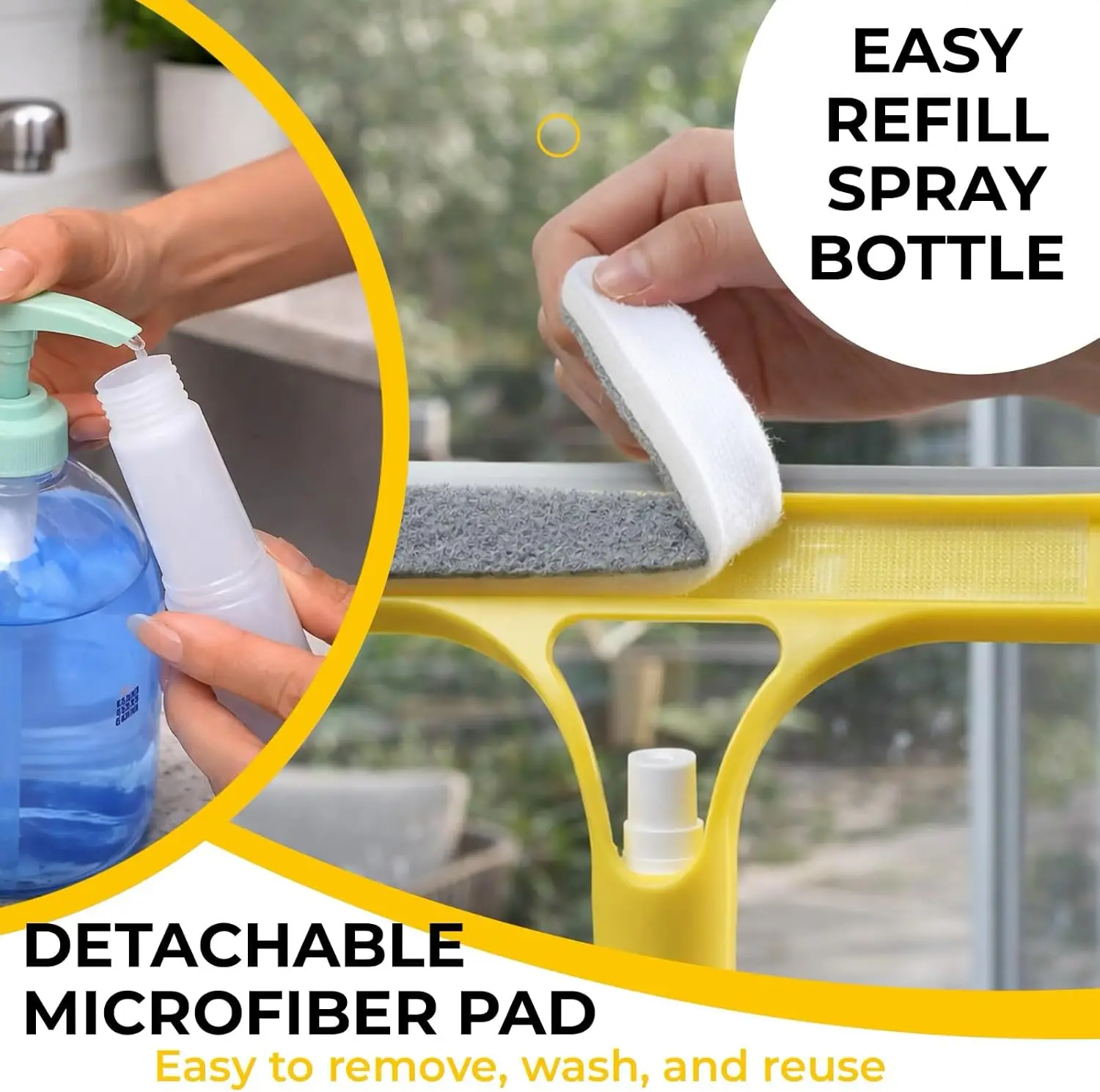 3In1 Spray Glass Wiper Silicone Squeegee Window Cleaning 7 | PricZone 3 In 1 Spray Glass Wiper Silicone Squeegee Window Cleaning 7 | PricZone
