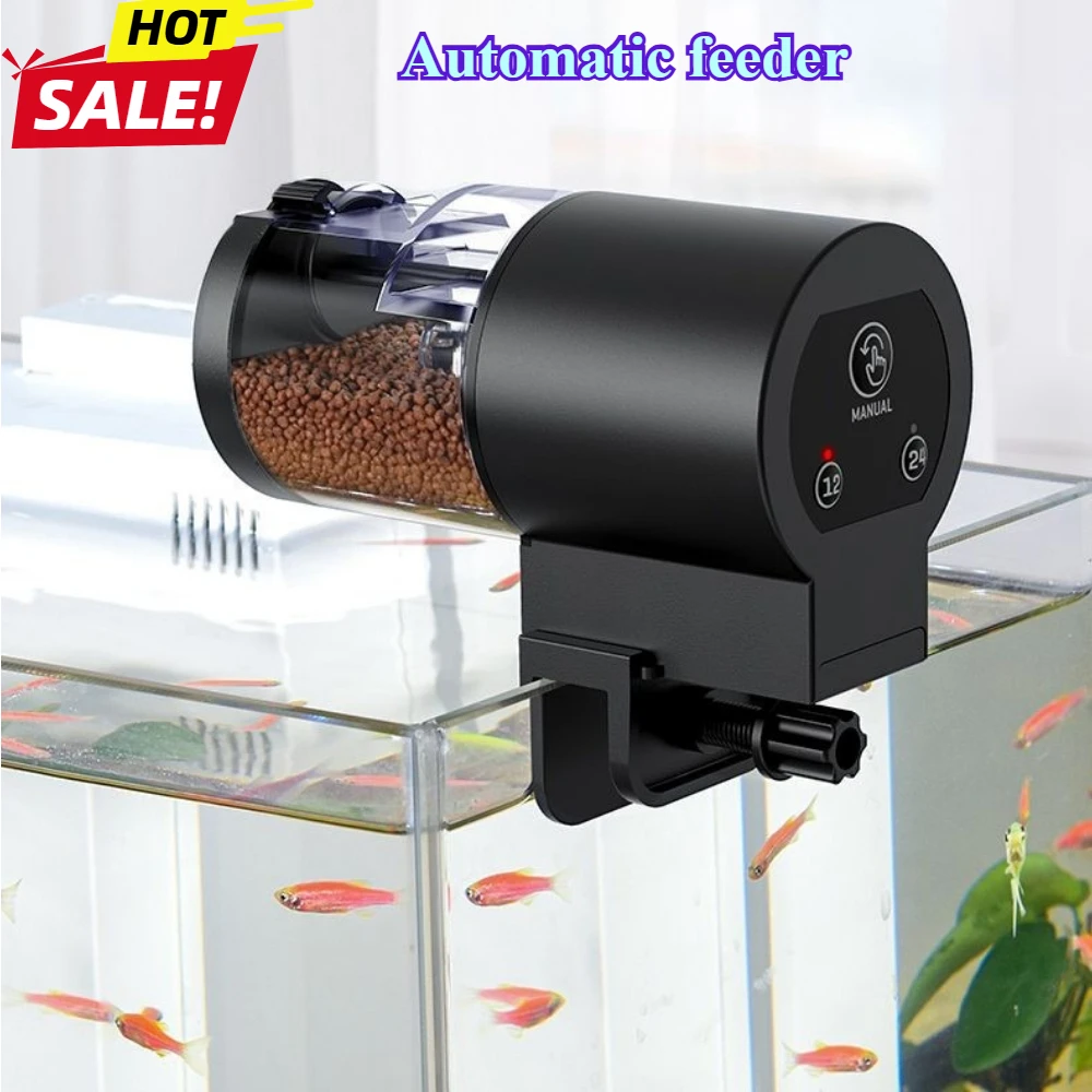 Automatic Fish Feeder 100Ml Capacity Battery Operated 1 | PricZone Automatic Fish Feeder 100Ml Capacity Battery Operated 1 | PricZone