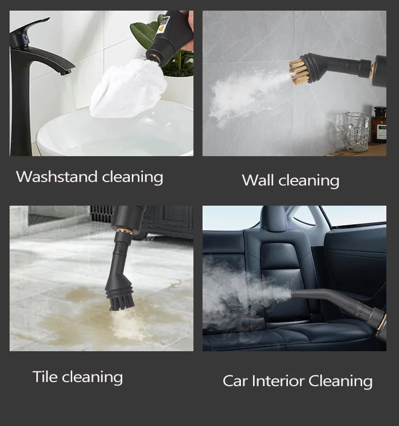 Multi-Purpose Steam Cleaner for Kitchen Oil Stains Glass 15