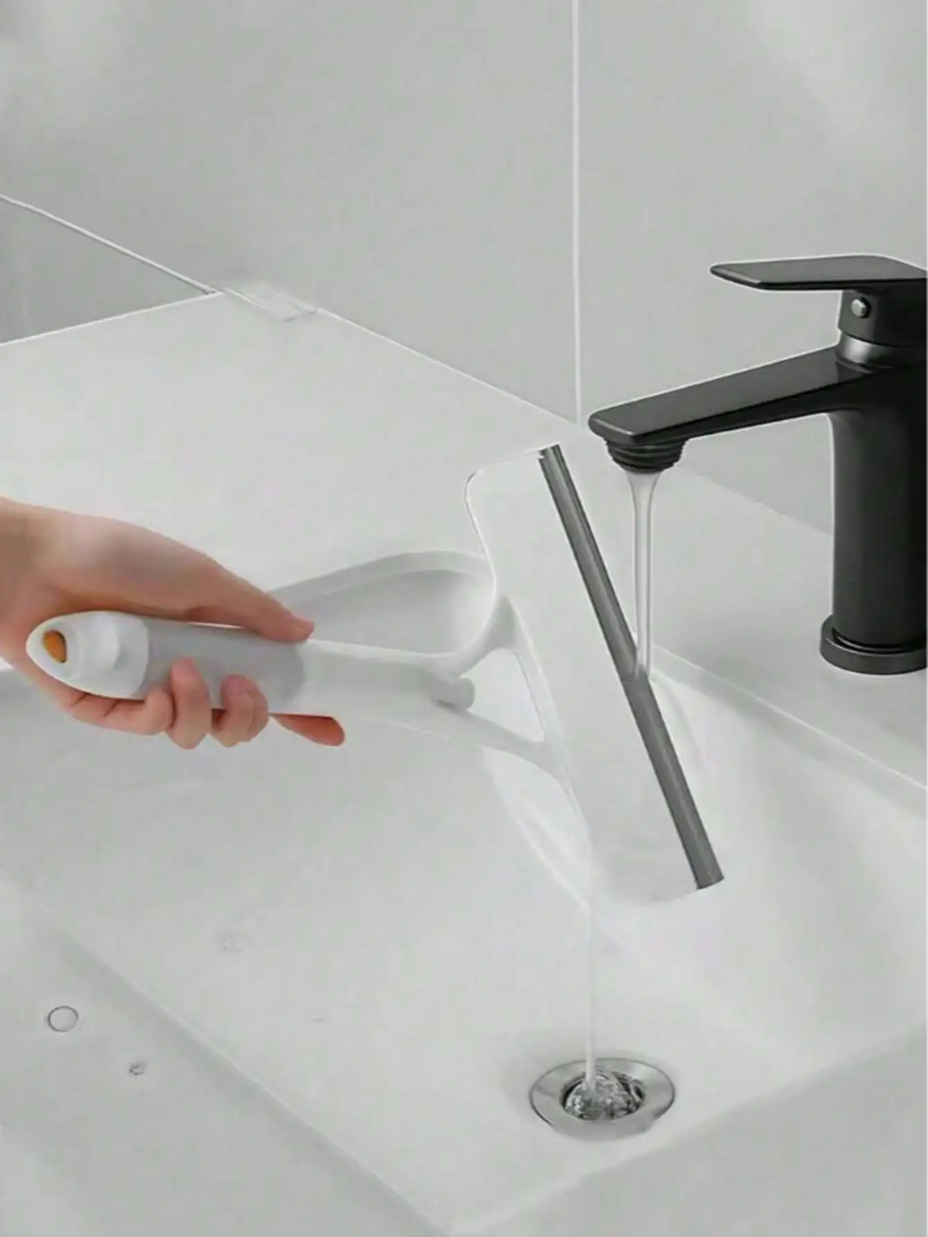 3-In-1 Glass Squeegee with Spray Bottle Multifunctional 13