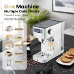 Garvee Compact 20 Bar Espresso MachineStainless Steel 1 | PricZone