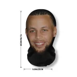 2 Pack Realistic Celebrity Face Mask Mesh Print Novelty 7 | PricZone