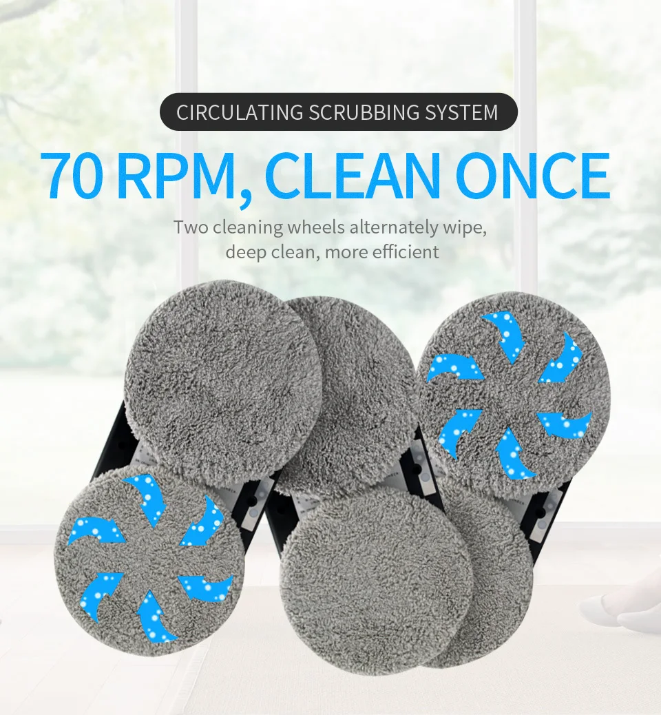 Ultra-Thin Robot Vacuum Cleaner Window Cleaning Electric 11