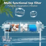 1PC Fish Tank Waterfall Filter Box Wall Mounted Built In 1 | PricZone