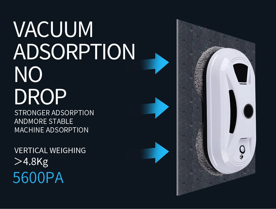 Ultra-Thin Robot Vacuum Cleaner Window Cleaning Electric 8