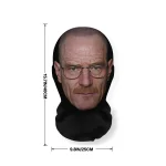 2 Pack Realistic Celebrity Face Mask Mesh Print Novelty 8 | PricZone